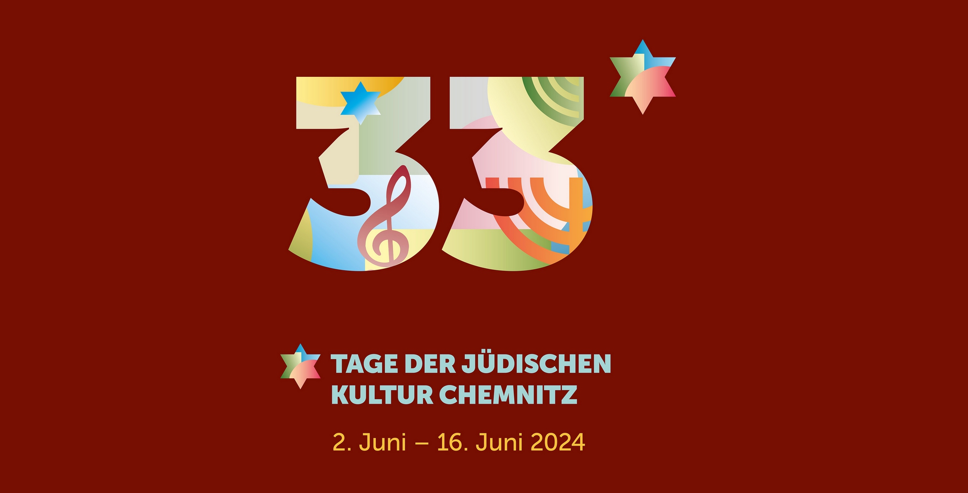 Logo der 33. Tage der jüdischen Kultur Chemnitz
