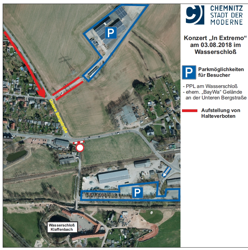 Übersichtsplan zu den Verkehrseinschränkungen