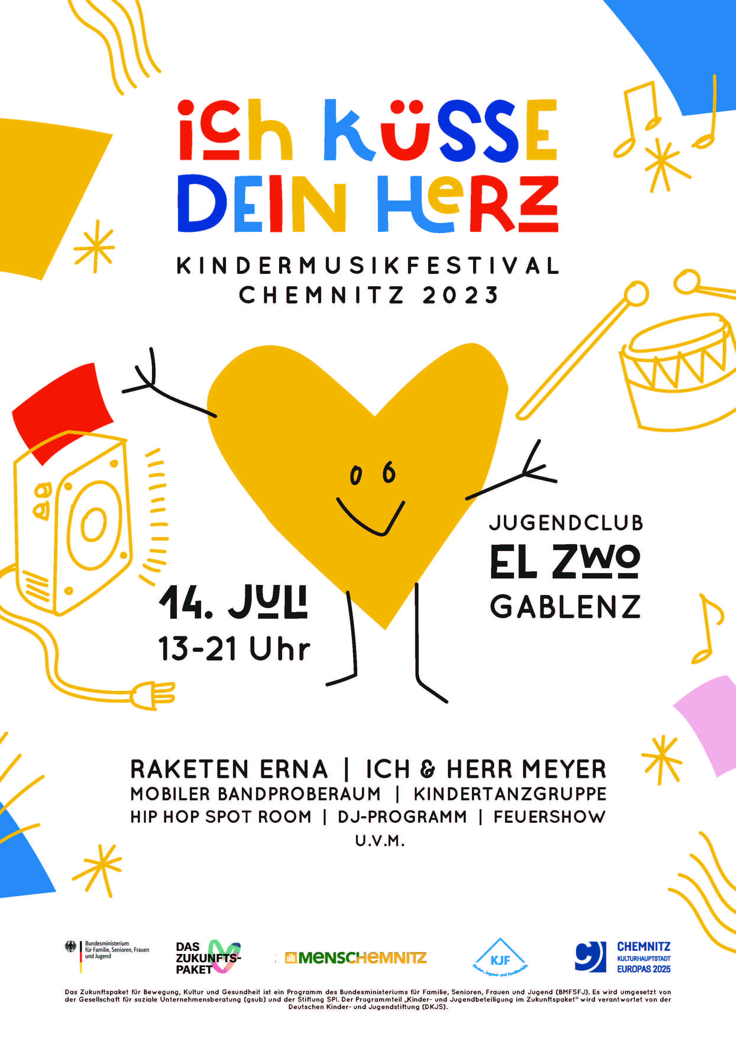 Plakat zum Kindermusikfestival 