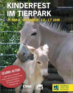 Plakat zum Kinderfest im Tierpark