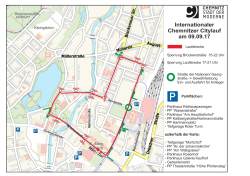 Übersichtsplan Citylauf