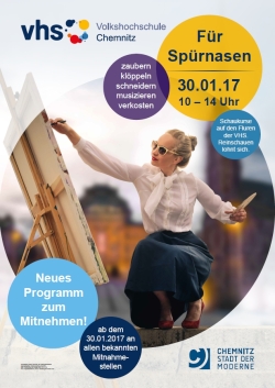 Einladung zum Schautag der Volkshochschule Chemnitz