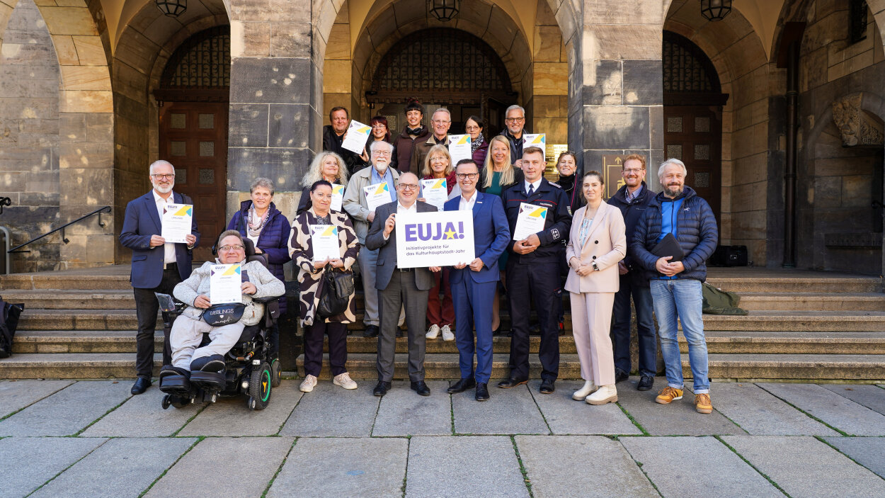 Am 15. Oktober wurden die ersten Fördermittelzusagen im Rathaus übergeben.