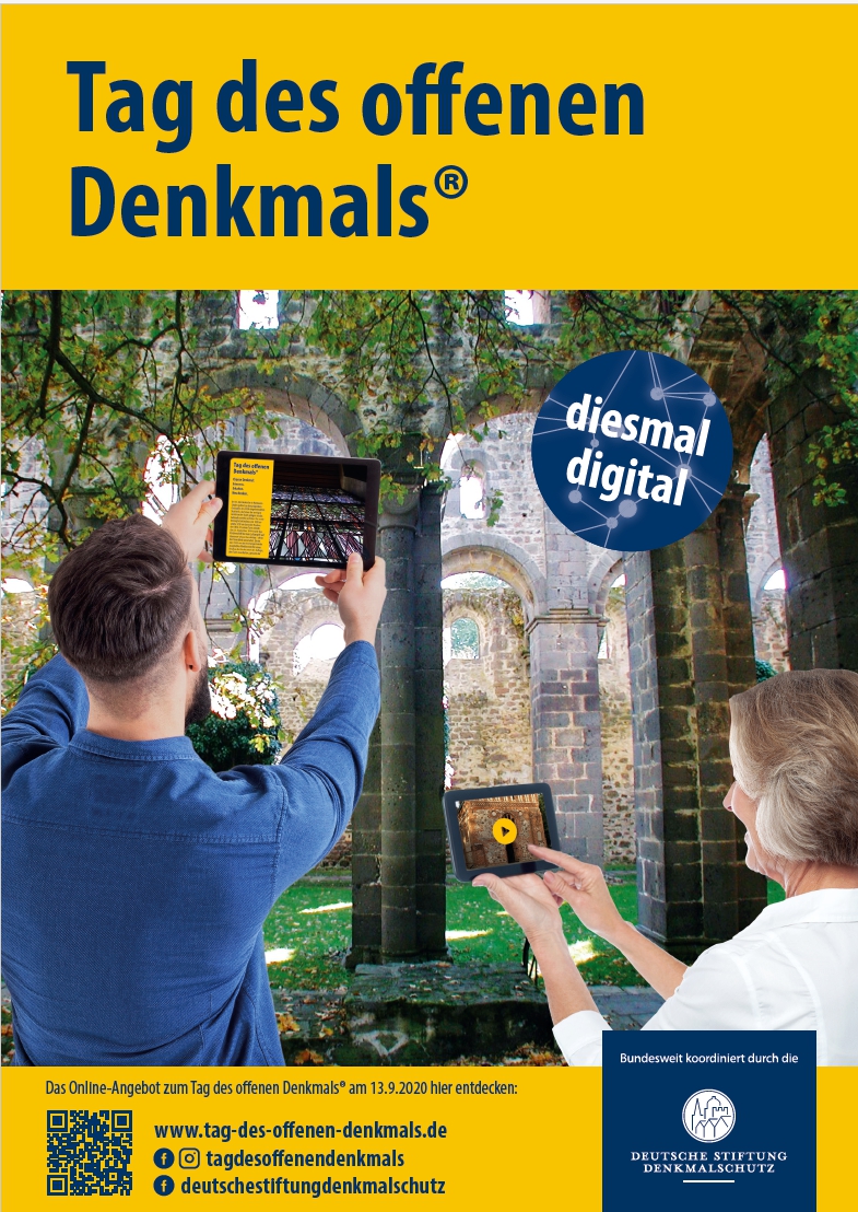 Der Tag des offenen Denkmals hat auch 2021 mit digitalen Einblicken in Chemnitzer Denkmälern stattfinden.