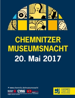 Plakat zur Chemnitzer Museumsnacht 2017