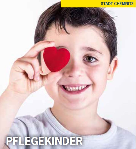 Titel Faltblatt "Pflegekinder - Kinder mit zwei Familien"