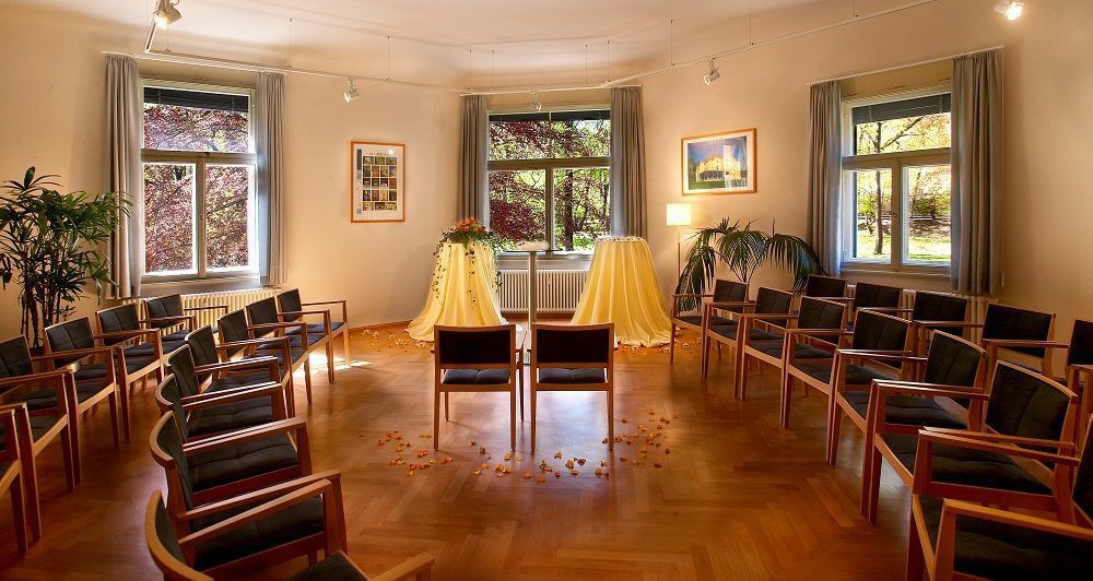 Trauort Salon in der Villa Esche Parkblick