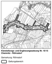 Öffentliche Auslegung zur Klarstellungs- und Ergänzungssatzung Nr. 19/15 Chemnitz-Röhrsdorf: Geben Sie Ihre Anmerkungen dazu ab!