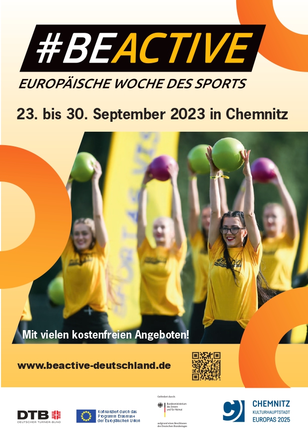 Titel Flyer Europäische Woche des Sports
