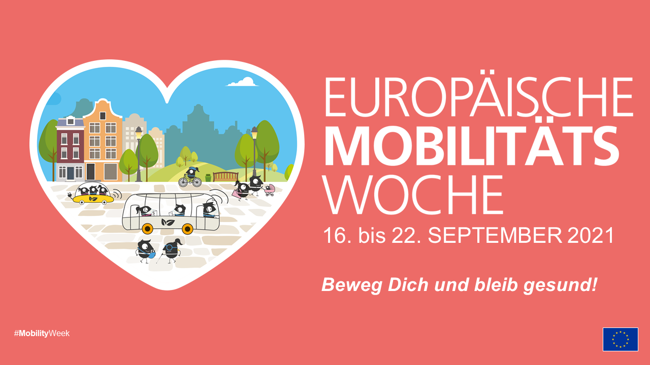 Die Europäische Mobilitätswoche findet in diesem Jahr vom 16. bis 22. September statt.