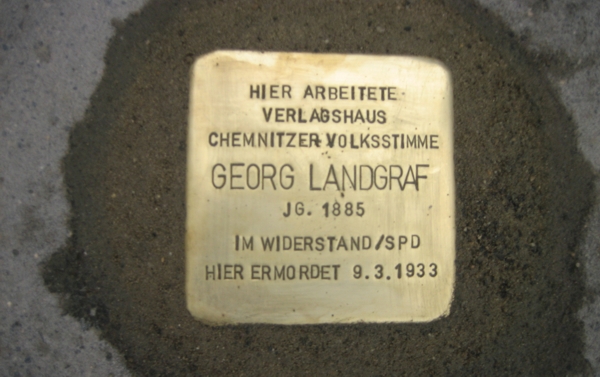 Stolperstein Georg Landgraf