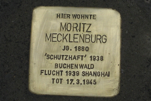 Stolperstein Moritz Mecklenburg