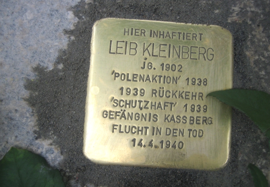 Stolperstein Leib Kleinberg
