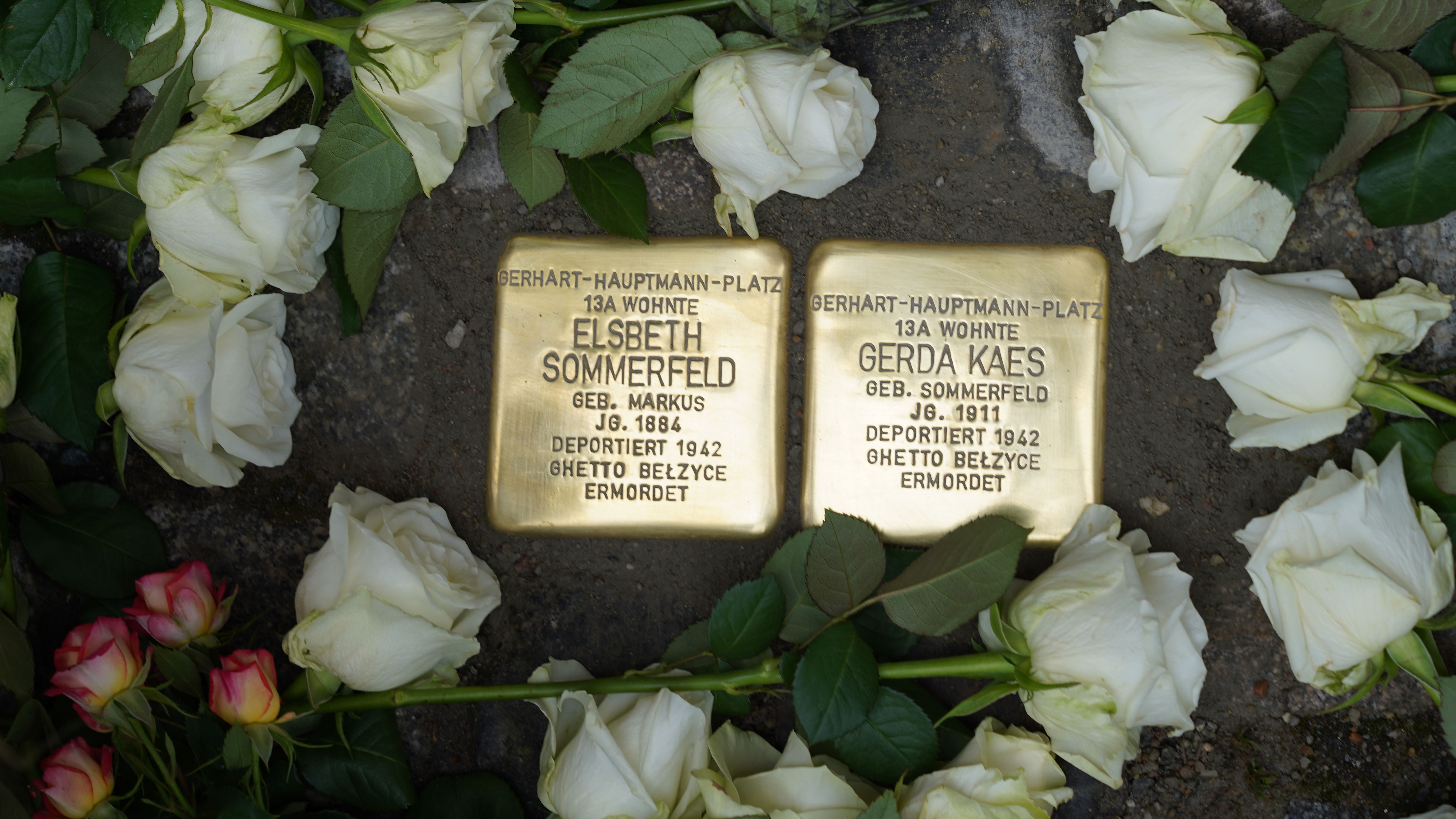 Stolpersteine für Elsbeth Sommerfeld und Gerda Kaes