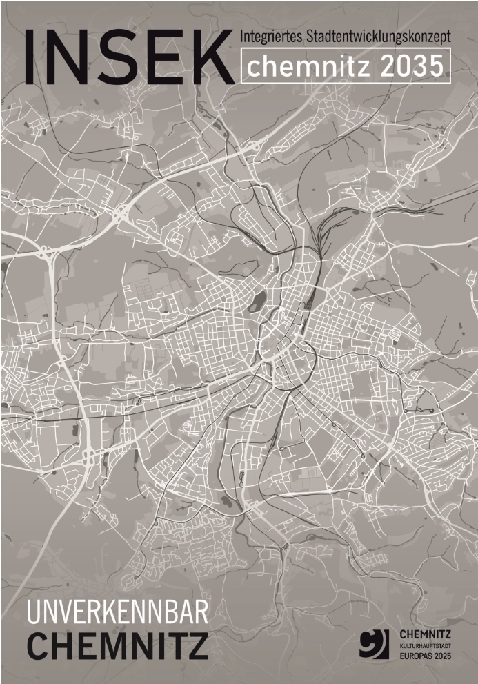 Titelbild der Broschüre "Unverkennbar Chemnitz"