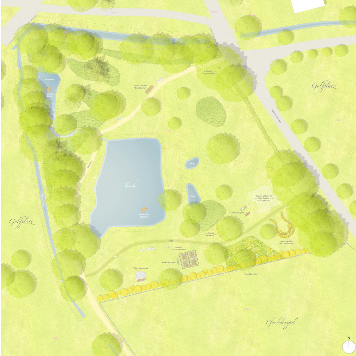 Lageplan: So wird der Kulturpark am Wasserschloß aussehen