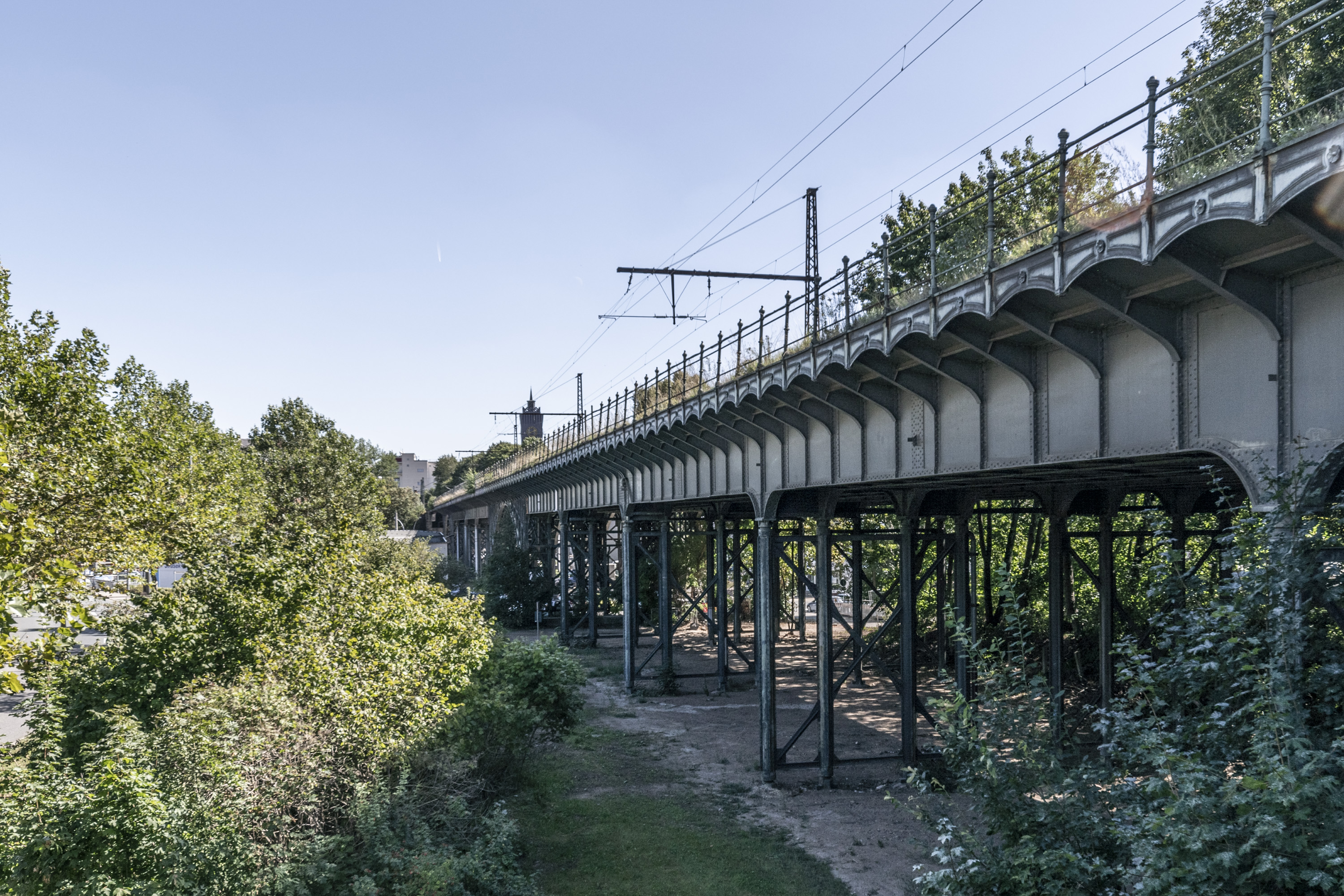 Das Chemnitzer Viadukt vor der Sanierung.