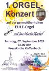 1. Orgel-Konzert auf der generalüberholten Eule-Orgel mit Jan Martin Reckel